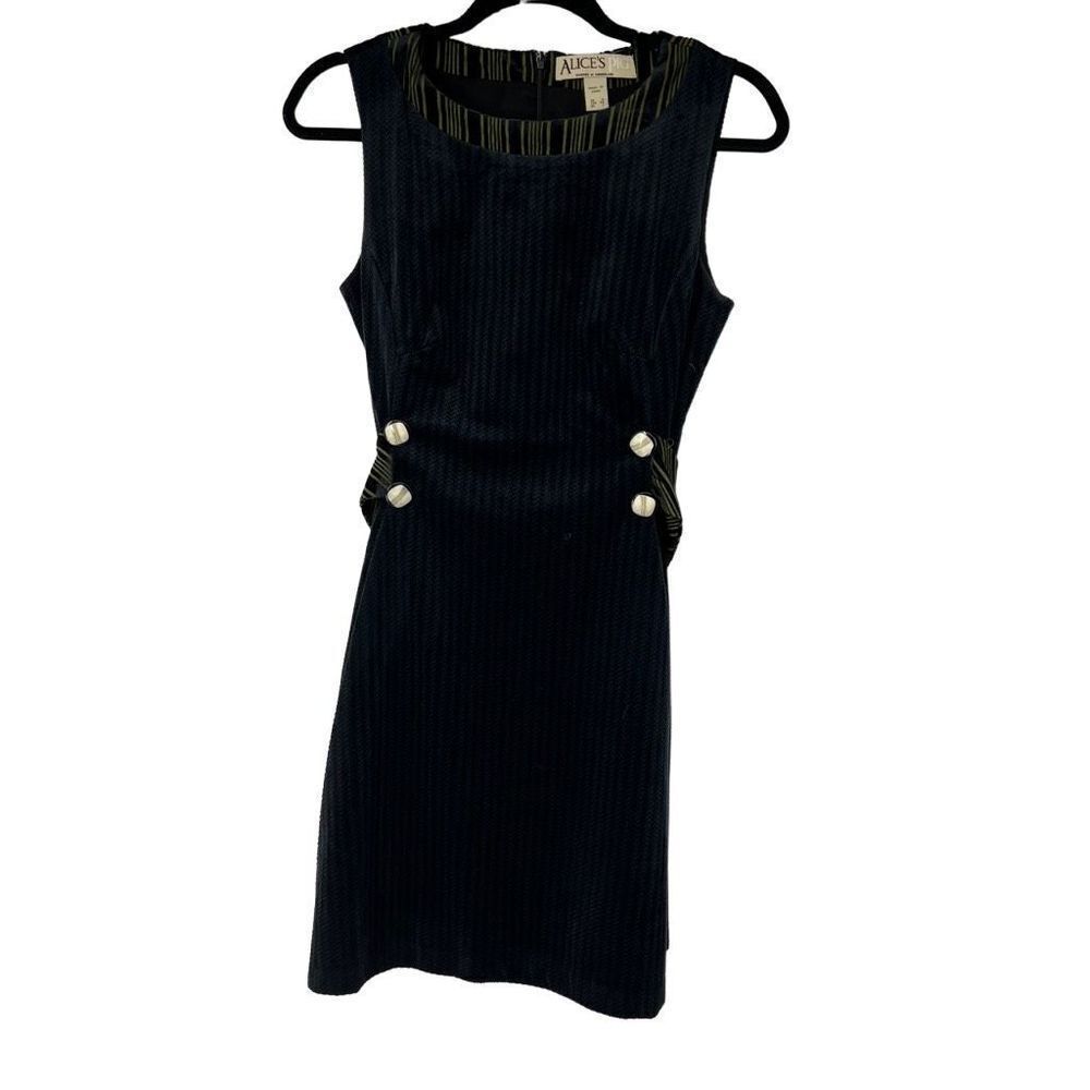 Alice’s Pig Black Green Velvet Barbie’s‎ Burnout Dress Womens 2